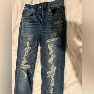 American Eagle next level stretch curvy super hi rise jegging
